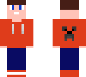 skin with creeper on the back