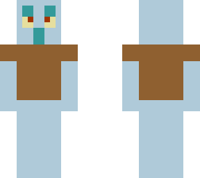 Squidward Minecraft Skins