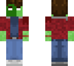 steve as a zombie