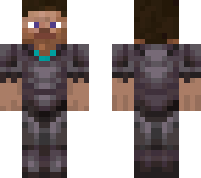 steve in netherite without helm