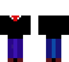 suit and tie skin template