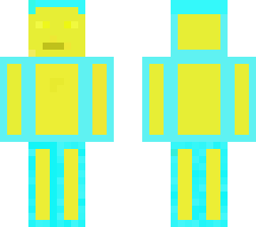 yellow and blue skin