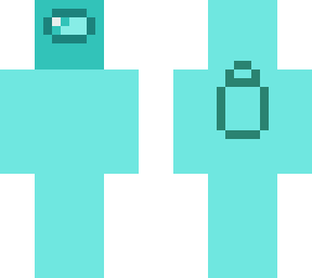 among us cyan