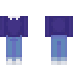 basic blue sweater base