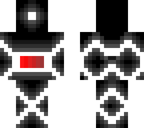 black and white robot
