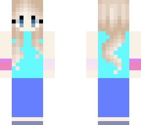 blond beach girl