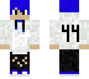 blue and white chill dude