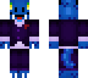 blue dragon lizard dude in a suit