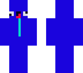 blue drolling alien