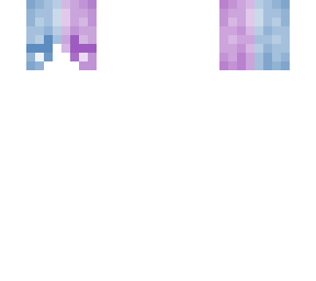 blue/purple split hair base