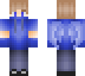 boy/guy with blue hoodie