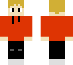 boy with red hoodie