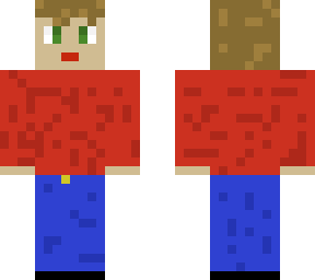 boy with red pullover