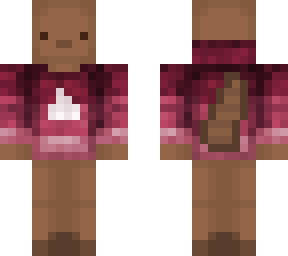 brown axolotl with red hoodie (classic)
