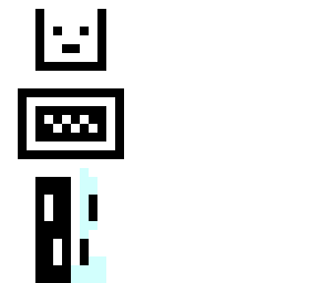 calm black white skin