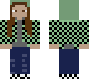checkered girl