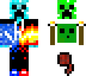 cool blue creeper