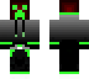 creeper gamer man green