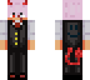 demon pink hair teen
