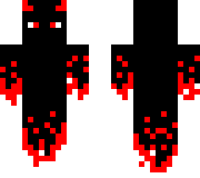 enderman de fuego rojo