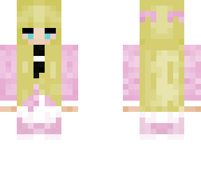 girl pink dress