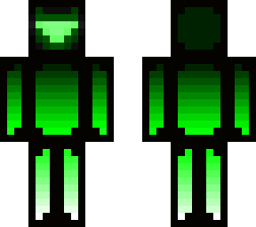 green gradient person