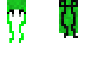 green hair girl w/ eyes included.