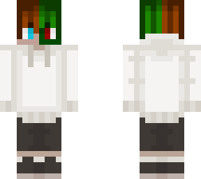 half zombie man