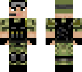 heavily edited soldier