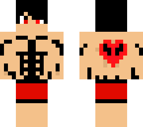 Java hardcore player Swimming Suit | Minecraft Skin