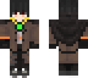 my mc skin with an e pearl necklace