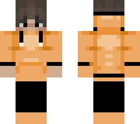 orange hoodie