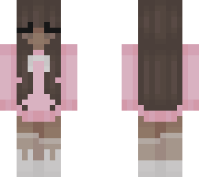 pink bunny girl