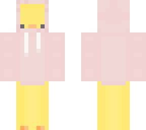 pink duck hoodie
