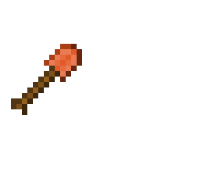 pixel art copper shovel