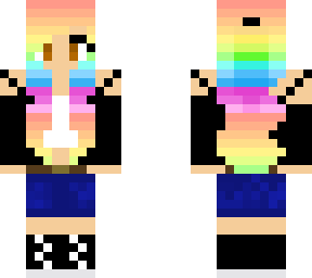 rainbow girl