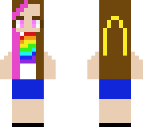 rainbow girl