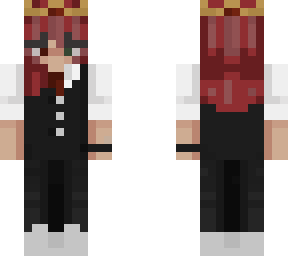 ranboo girl in suit (red hair)