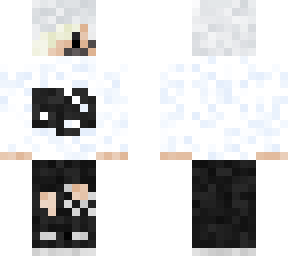 random guy with white hair