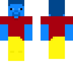 steve but he's colored wrongly