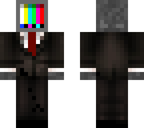 tv head suit | Minecraft Skin
