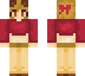 winne-the-pooh inspired girl skin