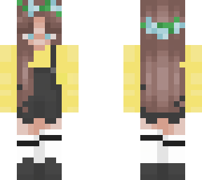yellow overalls