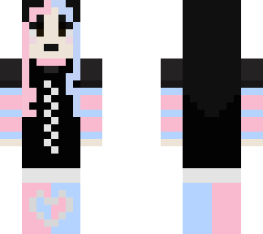 beating you pink and blue <3