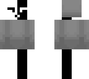 black and white