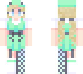 blonde hair frog girl