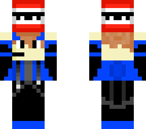 blue devil gamer holding a tuh un tuh *skin request*