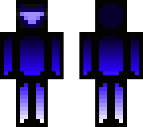 dark blue gradient person