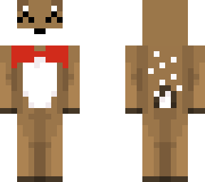 deer with bowtie