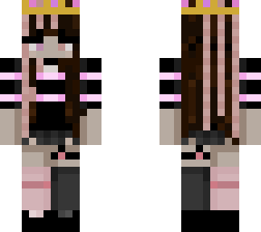 e-girl with crown